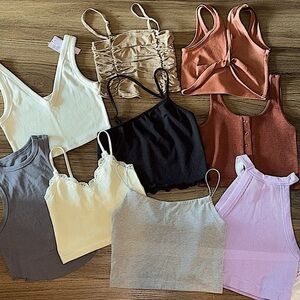 (9) crop top bundle